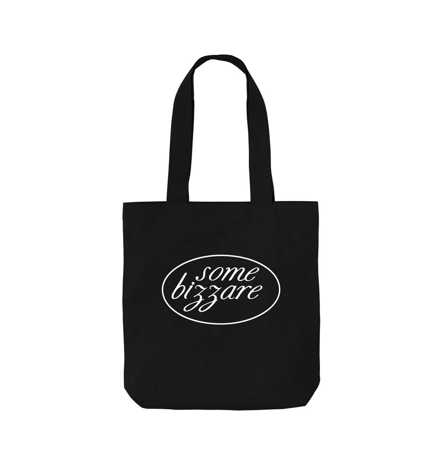 Black Printed Bag Front