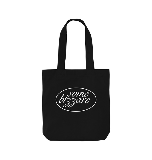 Black Printed Bag Front